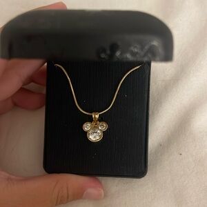Gold Mickey Mouse Necklace